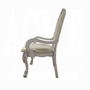 DN01695 7PC Dining Set Bone White Dresden Collection By Acme Furniture