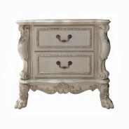 BD02241 Queen Bedroom Set Dresden Bone White Collection By Acme Furniture