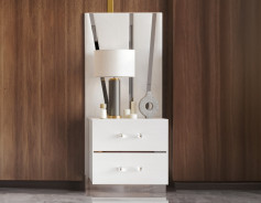 5Pc Europa Queen with Panels Bedroom Set Collection in White Finish By New Classic Furniture