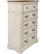 5Pc Queen Bedroom Set Anastacia Collection By New Classic Furniture.Antique Bisque Finish