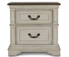 5Pc Queen Bedroom Set Anastacia Collection By New Classic Furniture.Antique Bisque Finish