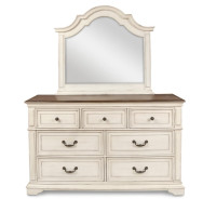 5Pc Queen Bedroom Set Anastacia Collection By New Classic Furniture.Antique Bisque Finish