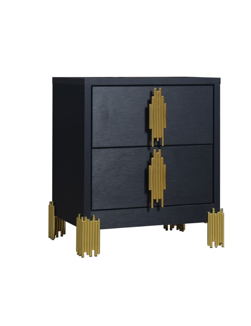Empire 5PC Queen Bedroom Set Collection in Black Finish By New Classic Furniture
