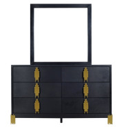 Empire 5PC Queen Bedroom Set Collection in Black Finish By New Classic Furniture