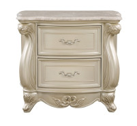 Monique 5Pc Queen Bedroom Set Champagne Finish By New Classic Furniture
