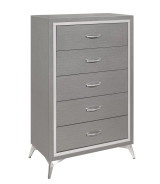 Huxley 5Pc Queen Bedroom Set Collection Gray Finish by New Classic FurnitureBy New Classic Furniture