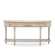 St.Charles Console Table Dove Gray By Michael Amini 9088223-803