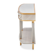 St.Charles Console Table Dove Gray By Michael Amini 9088223-803