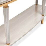 St.Charles Console Table Dove Gray By Michael Amini 9088223-803