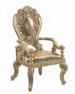 DN00457 Gold Finish 7PC Dining Set Seville Victorian Style Collection by Acme Furniture
