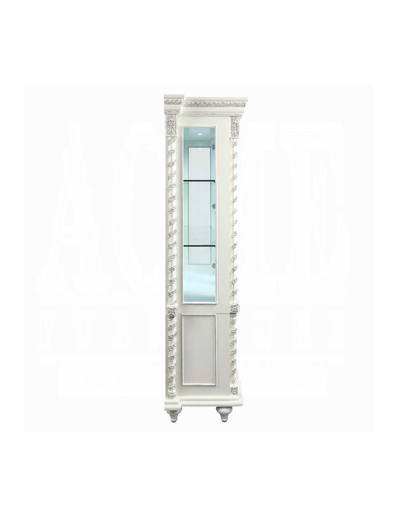 DN006381 Antique White Finish Curio Vanaheim Collection By Acme Furniture