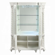 DN006381 Antique White Finish Curio Vanaheim Collection By Acme Furniture