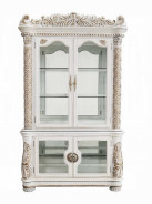 DN01223 Antique Pearl Finish Curio Vendome Collection By Acme Furniture