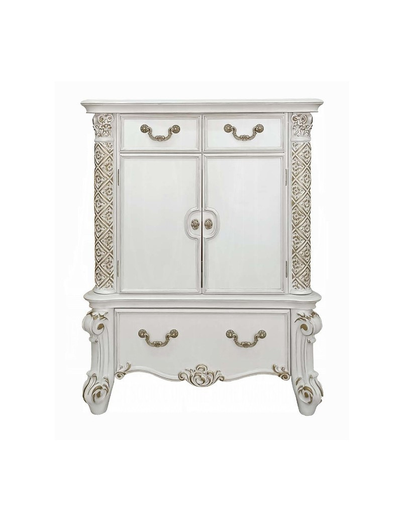BD01343 Antique Pearl Finish Chest Vendome Collection By Acme Furniture