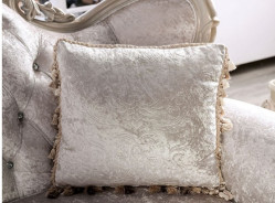 FM65001WH 2PC Sofa & Love seat Traditional Style Off-White Acapulco Collection By Furniture Of America