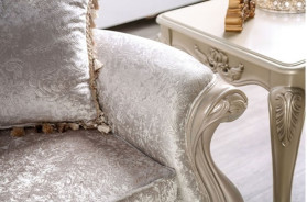FM65001WH 2PC Sofa & Love seat Traditional Style Off-White Acapulco Collection By Furniture Of America