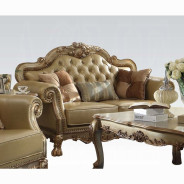 53160 Living Room Gold Patina Collection by Acme Furniture