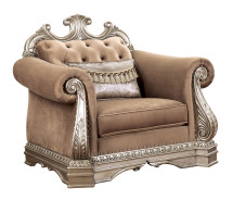 56930 PU/ Antique Champagne Finish Living Room Acme Northville Collection