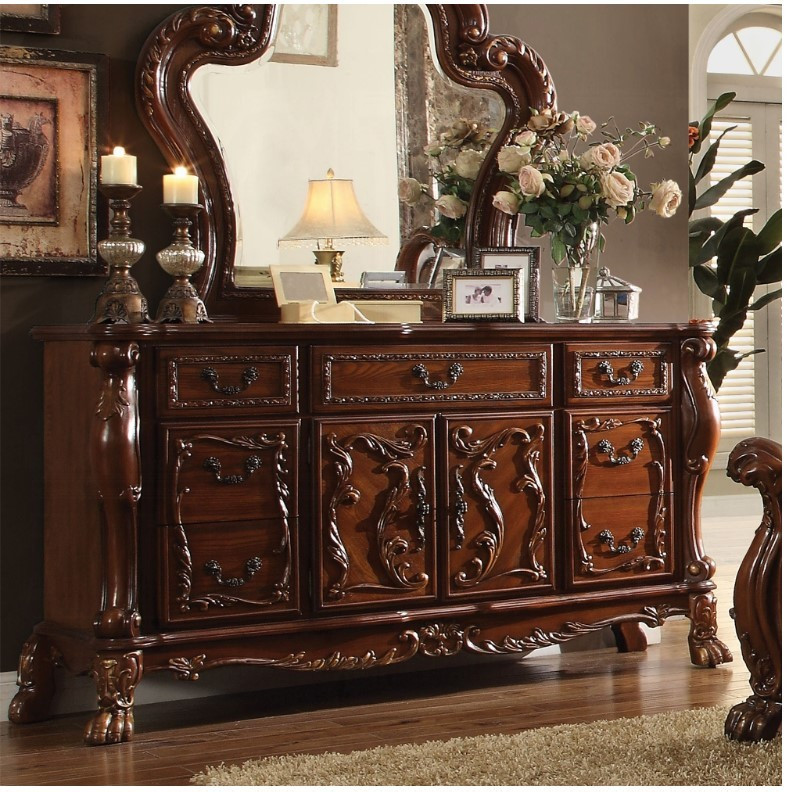 12145 Dresser/Server Cherry Oak Finish Dresden Collection By Acme Furniture