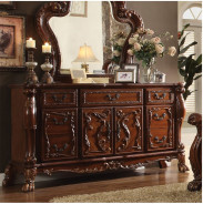 12145 Dresser/Server Cherry Oak Finish Dresden Collection By Acme Furniture