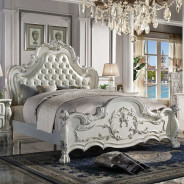 BD01682Q Queen Bed Dresden Bone White Finish Collection By Acme Furniture