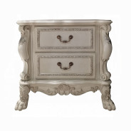 BD01682Q Queen Bed Dresden Bone White Finish Collection By Acme Furniture