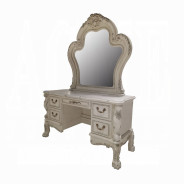 BD01682Q Queen Bed Dresden Bone White Finish Collection By Acme Furniture