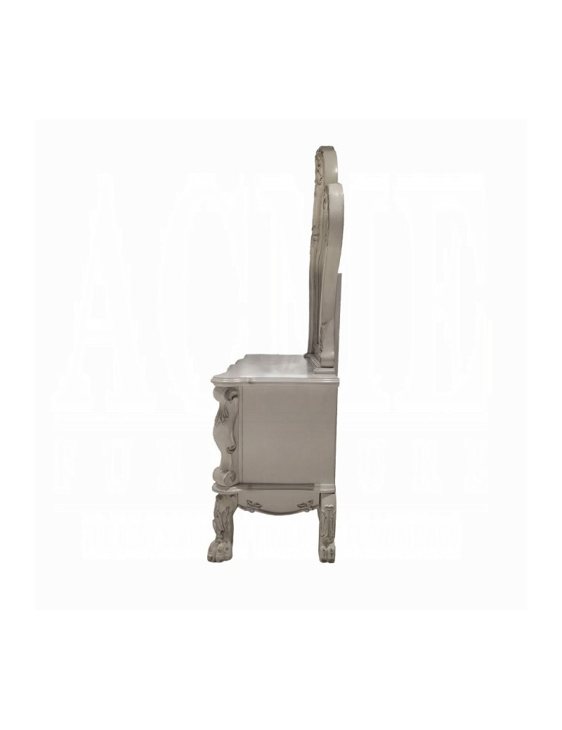BD01682Q Queen Bed Dresden Bone White Finish Collection By Acme Furniture