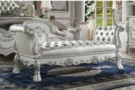 BD01682Q Queen Bed Dresden Bone White Finish Collection By Acme Furniture