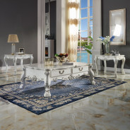 LV01686 Dresden coffee table with a bone-white finish By Acme Furniture