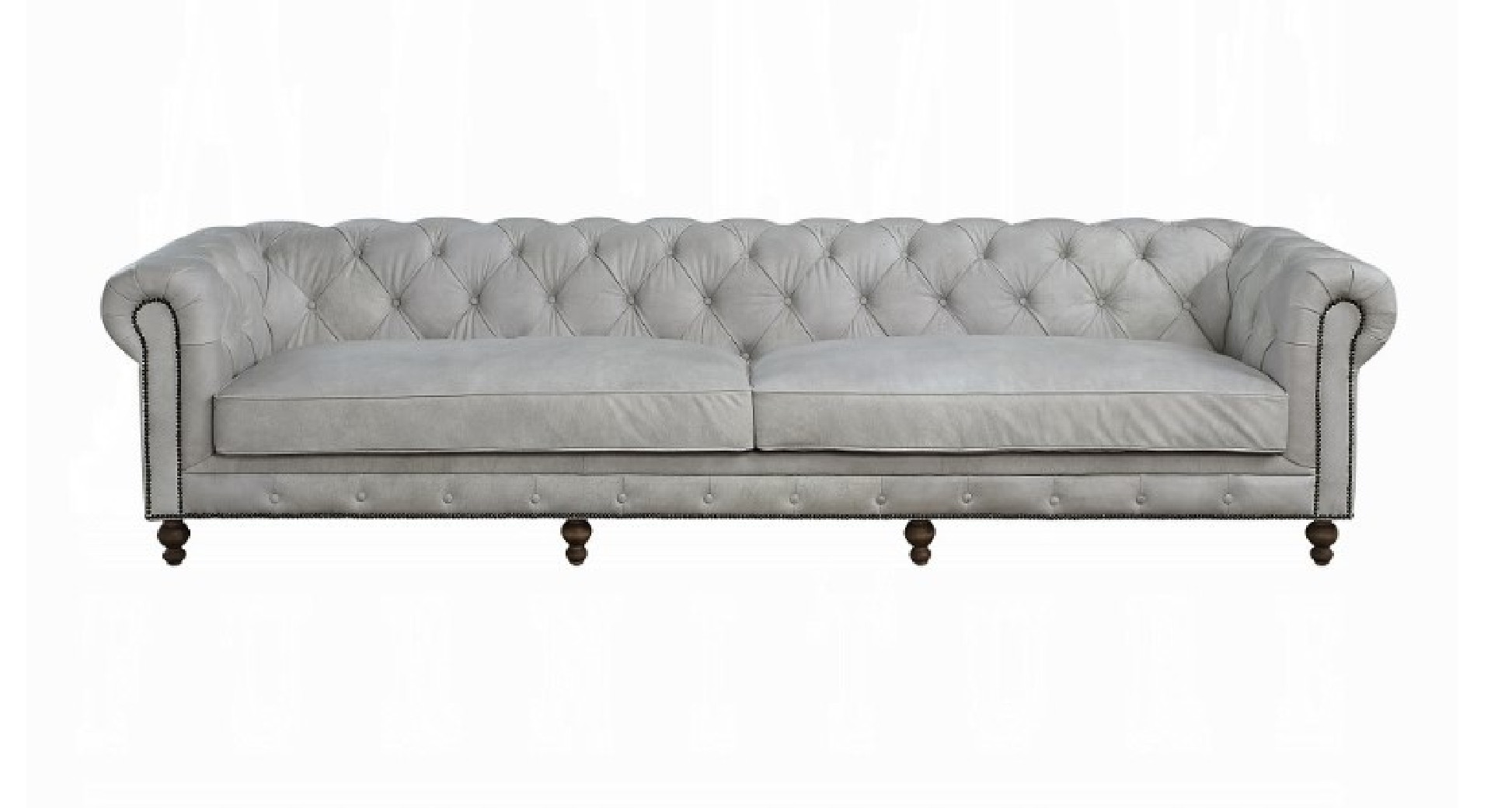 LV02404 luxurious top-grain leather Sofa Vintage White Ofer Collection by Acme Furniture