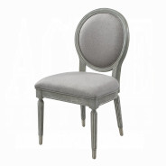 DN02124 7PC Dining Set  Weathered Gray Oak Finish Adalynn Collection by Acme Furniture