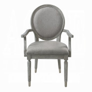 DN02124 7PC Dining Set  Weathered Gray Oak Finish Adalynn Collection by Acme Furniture