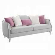 LV01499 2PC Sofa & Loveseat Classic Design Kasa Collection by Acme Furniture