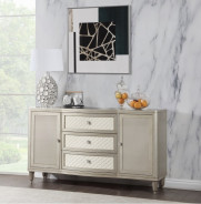 DN02011 7PC Dining Set with stone table top Kasa collection by Acme Furniture