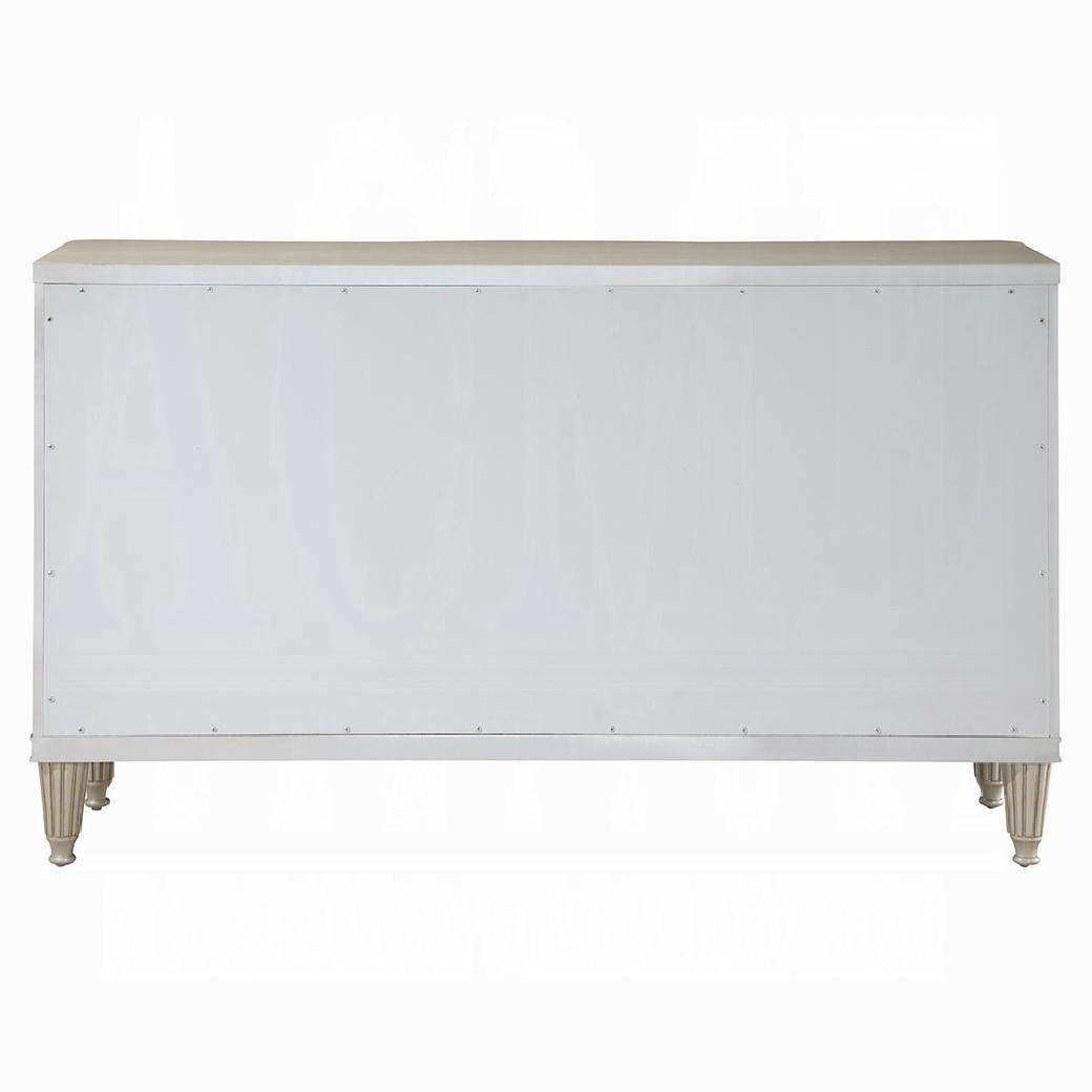 DN02011 7PC Dining Set with stone table top Kasa collection by Acme Furniture
