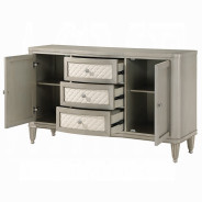DN02011 7PC Dining Set with stone table top Kasa collection by Acme Furniture