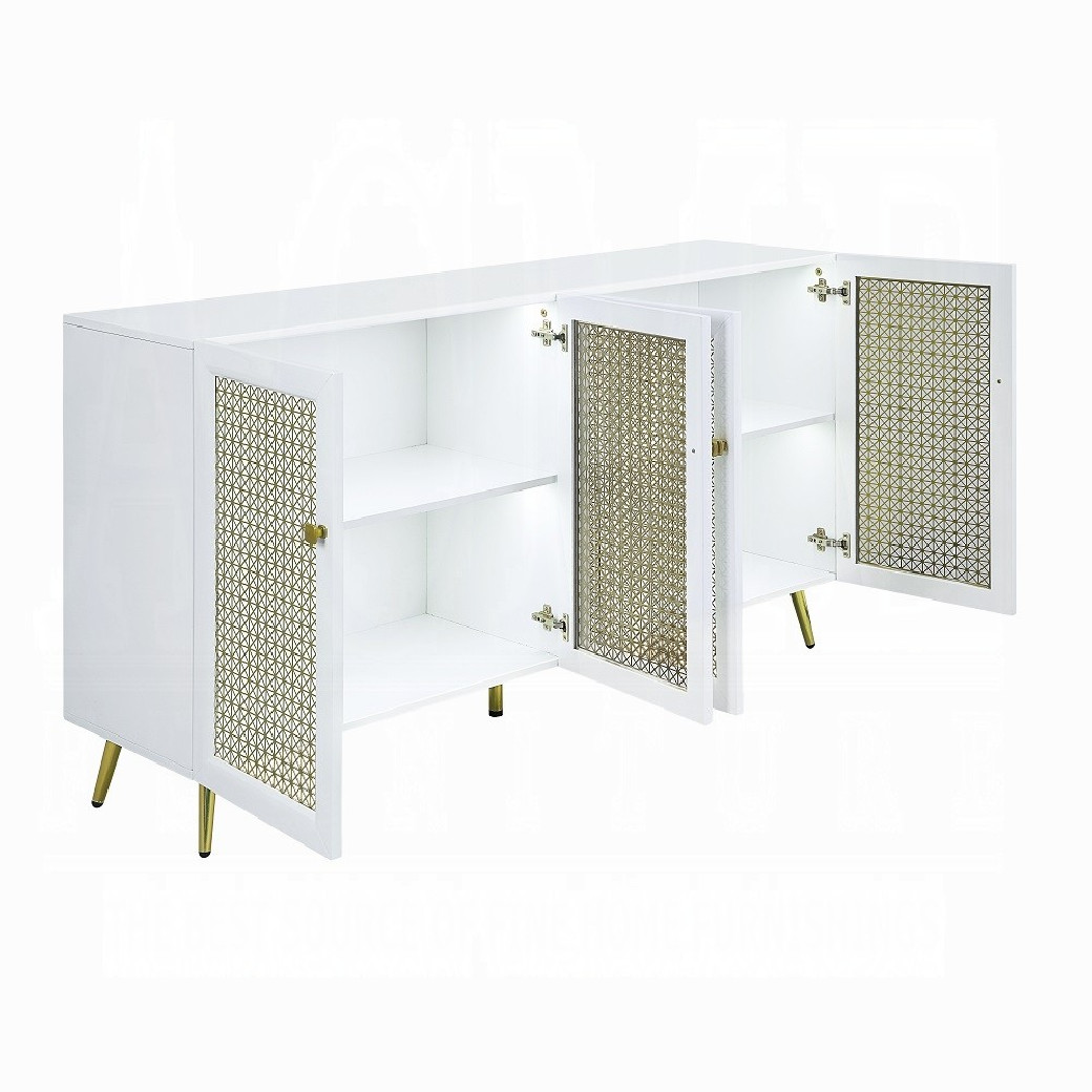 AC01939 Gaerwn Console Cabinet W/Led by Acme Furniture
