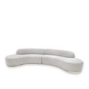 Luca Sectional in Beige stunning design By Roberto Grassie 01-641BE
