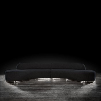 Luca Sectional in Black...