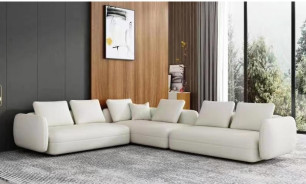 Antonio Sectional | White  stunning design By Roberto Grassie.  01-ANTONIO-RAF-WH101