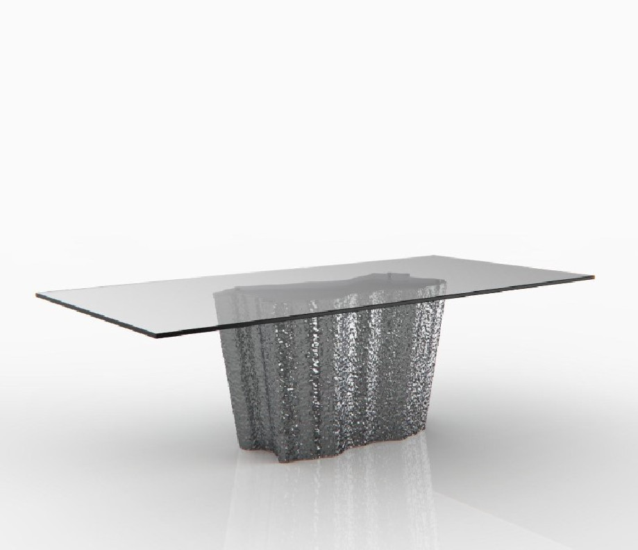Glacier Luxury Dining Table | Silver By Roberto Grassie. 04-227SS