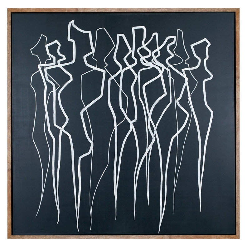 81940 Modrest Sippe - Modern 71" x 71" Painting by VIG Furniture