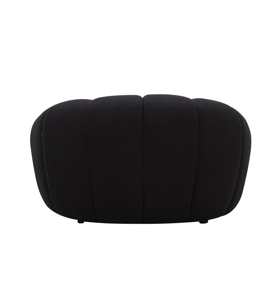 82162 Divani Casa Yolonda - Modern Curved Black Fabric Sofa Set by VIG Furniture