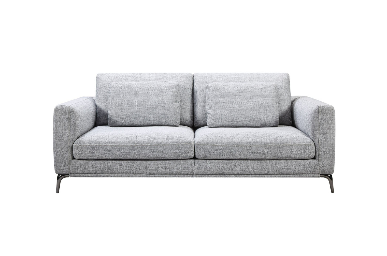 80433 Divani Casa Beaman - Modern Grey Fabric Sofa Set by VIG Furniture