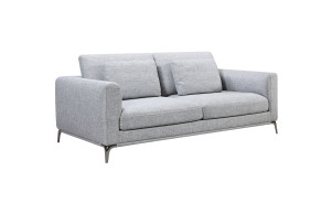80433 Divani Casa Beaman - Modern Grey Fabric Sofa Set by VIG Furniture