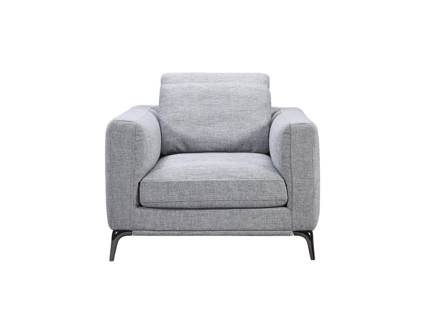 80433 Divani Casa Beaman - Modern Grey Fabric Sofa Set by VIG Furniture