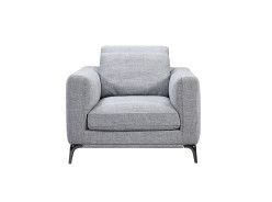 80433 Divani Casa Beaman - Modern Grey Fabric Sofa Set by VIG Furniture