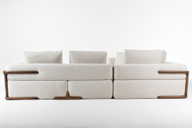 81582 Divani Casa Simone - Modern Off-White Fabric Sectional Sofa by VIG Furniture