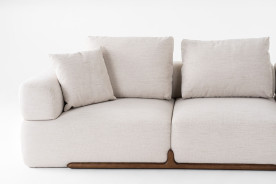 81582 Divani Casa Simone - Modern Off-White Fabric Sectional Sofa by VIG Furniture